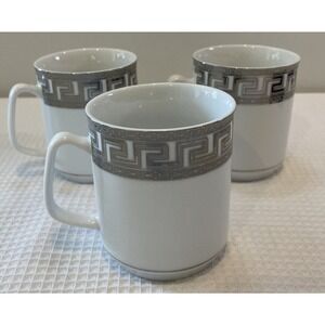 Casati Fine Porcelain 3 Piece Coffee/Espresso Cups Barvaria Design